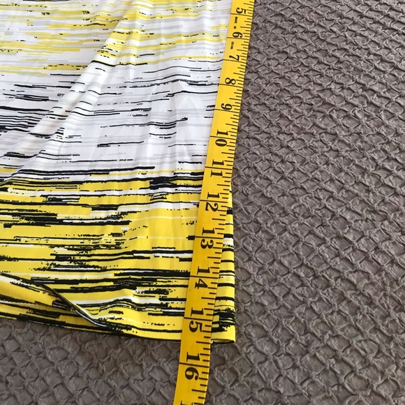 Calvin Klein black, white, grey and yellow sleeveless top NWT - Picture 9 of 9